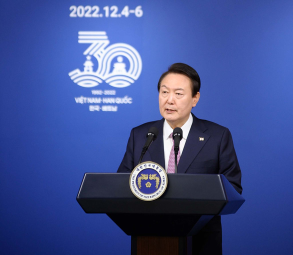 Việt Nam - Hàn Quốc ra tuyên bố chung, nâng cấp quan hệ lên ''Đối tác chiến lược toàn diện'' - ảnh 3