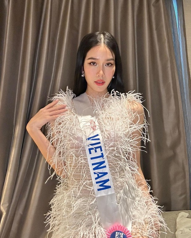 Phương Anh hạn chế mặc gợi cảm ở Hoa hậu Quốc tế - ảnh 6