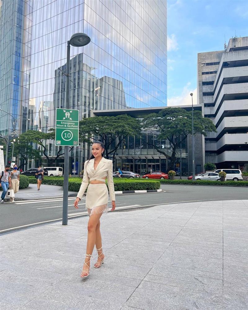Ngọc Châu training thi Miss Universe ở Philippines vẫn lên đồ cực chiến - ảnh 8