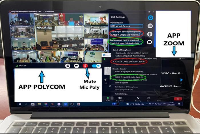 EVNCPC: Tích hợp các nền tảng họp trực tuyến với hệ thống Polycom - ảnh 3