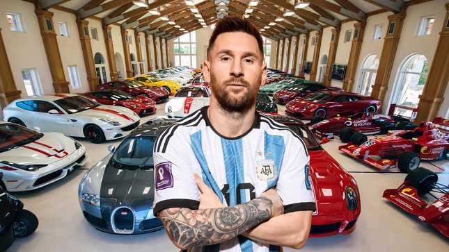 Messi, ‘ông trùm’ chơi siêu xe trong giới cầu thủ - ảnh 1