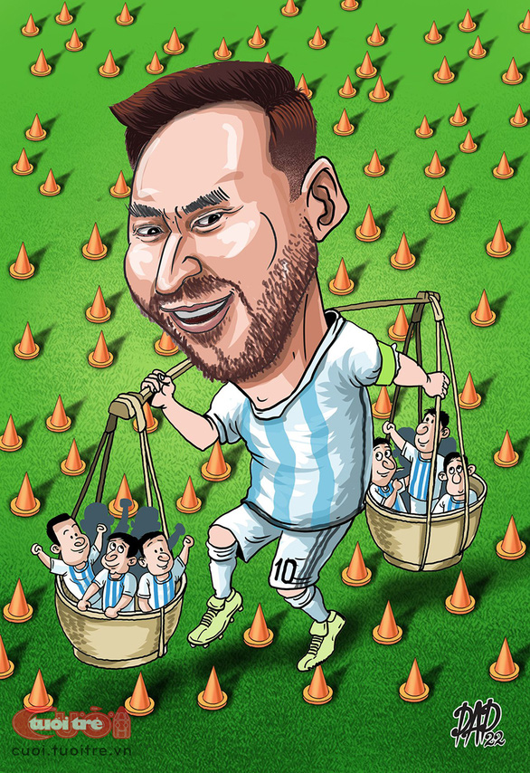 Messi vượt qua cơn mưa thẻ vàng, đưa Argentina tiến vào bán kết - ảnh 1