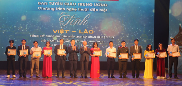 12 giải nhất thi ''Tìm hiểu lịch sử quan hệ đặc biệt Việt Nam - Lào, Lào - Việt Nam'' - ảnh 2