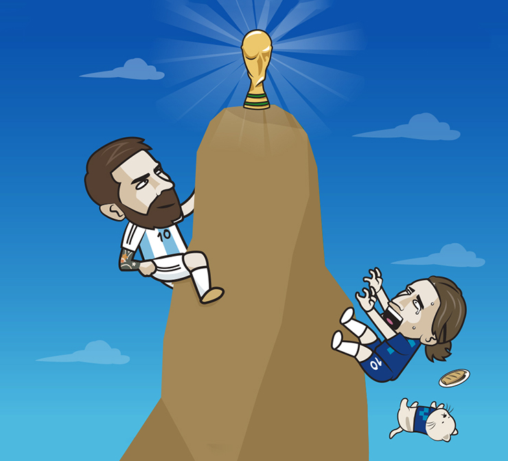 Ảnh chế: Messi rực sáng, Argentina giật vé vàng chung kết trong mơ - ảnh 1