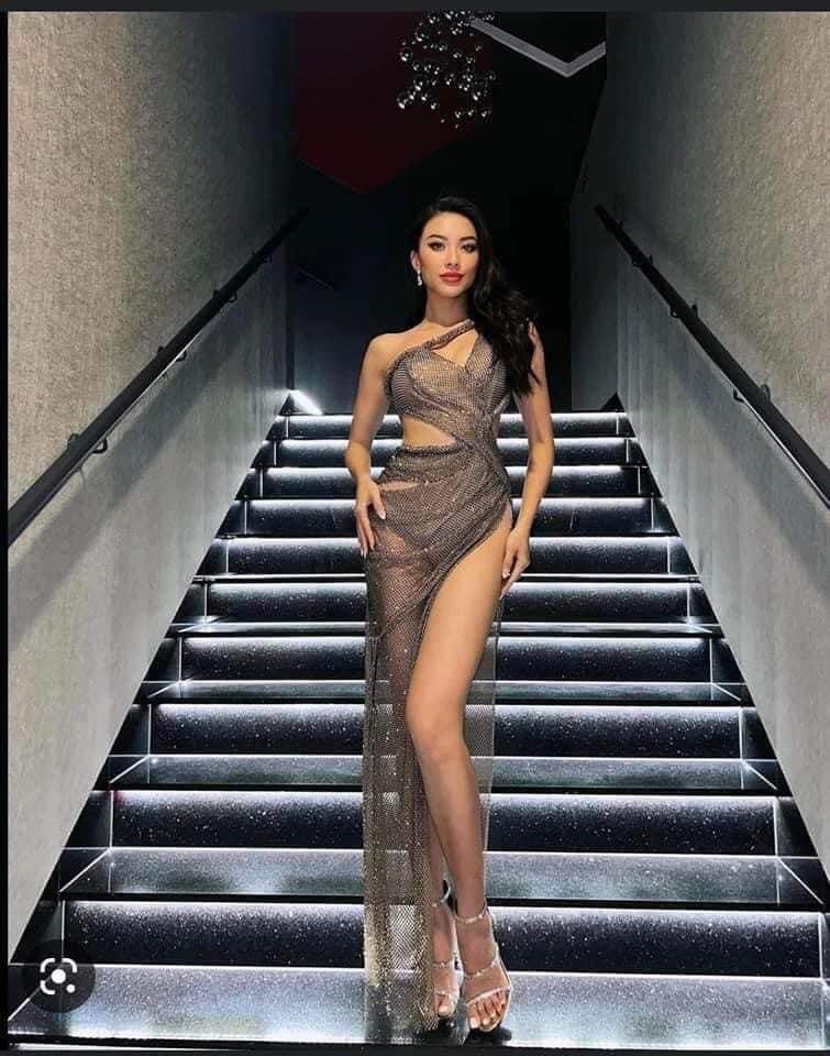 Tân Á hậu 2 Miss Universe mặc lại váy dạ hội của Á hậu Kim Duyên - ảnh 3