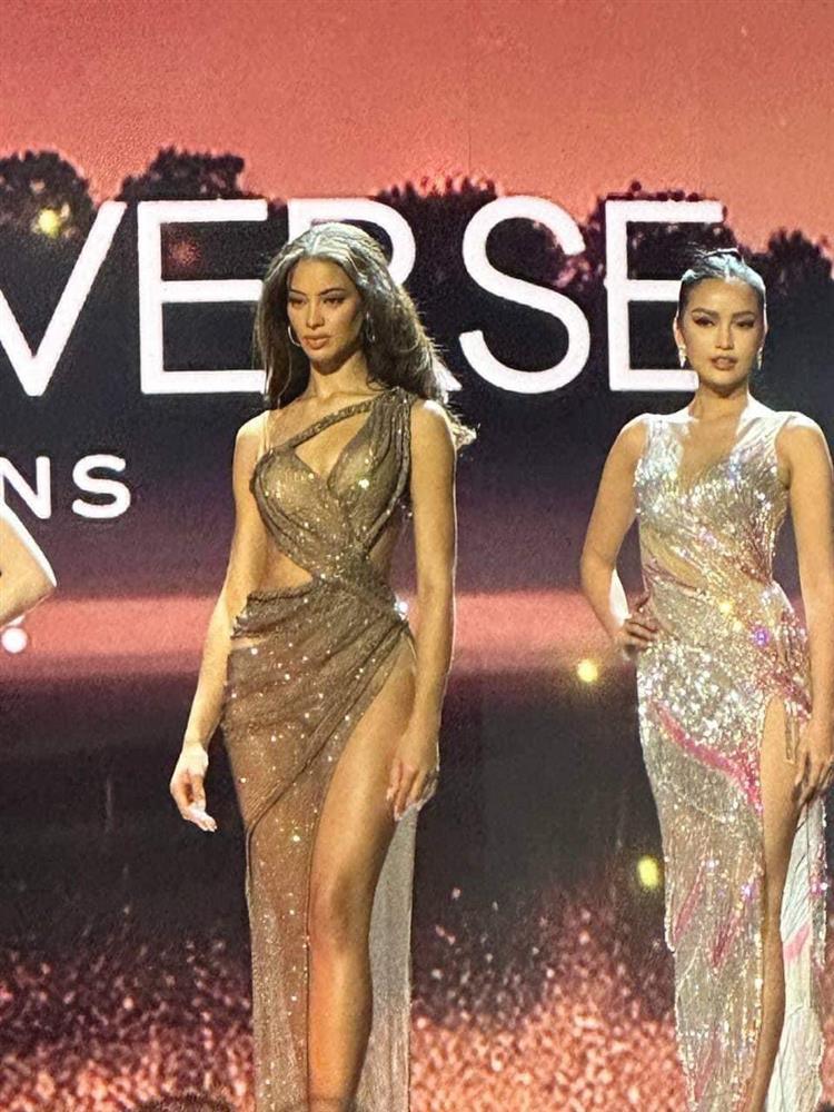 Tân Á hậu 2 Miss Universe mặc lại váy dạ hội của Á hậu Kim Duyên - ảnh 2