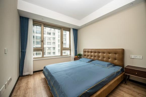 Thiết kế nội thất theo phong cách tối giản hiện đại, ba phòng ngủ nhỏ đơn giản và sáng sủa của căn hộ 90m - ảnh 3