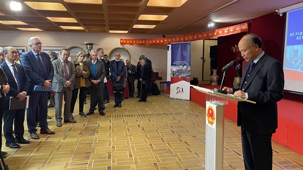 Đại sứ quán Việt Nam tại Pháp tổ chức lễ kỷ niệm Hiệp định Paris - ảnh 1