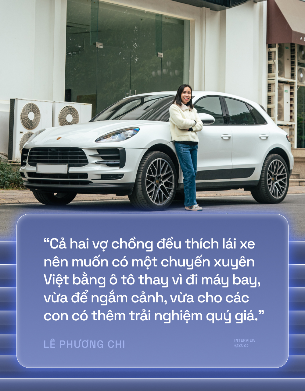 Gia đình 9X Hà Thành lái Macan xuyên Việt: ‘Mua Porsche mà chỉ loanh quanh Hà Nội thì rất chán’ - ảnh 1