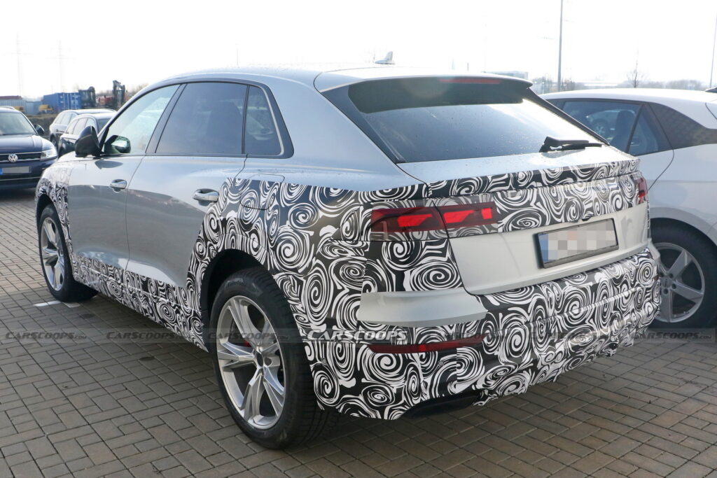 Audi Q8 2025 lộ diện - thay đổi nhẹ ngoại thất, lưới tản nhiệt hầm hố - ảnh 4