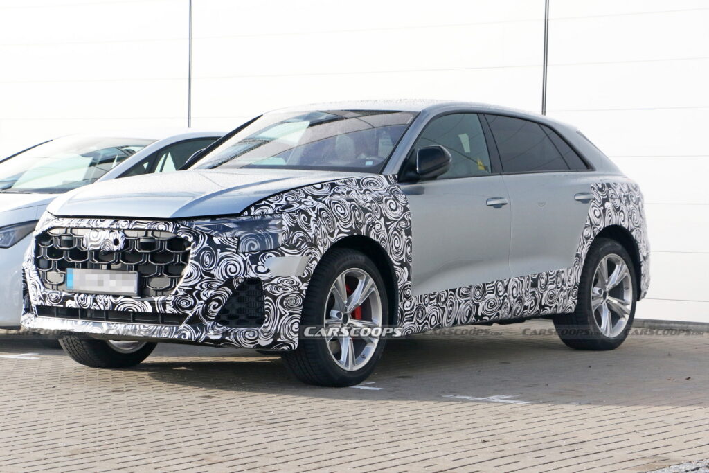 Audi Q8 2025 lộ diện - thay đổi nhẹ ngoại thất, lưới tản nhiệt hầm hố - ảnh 1
