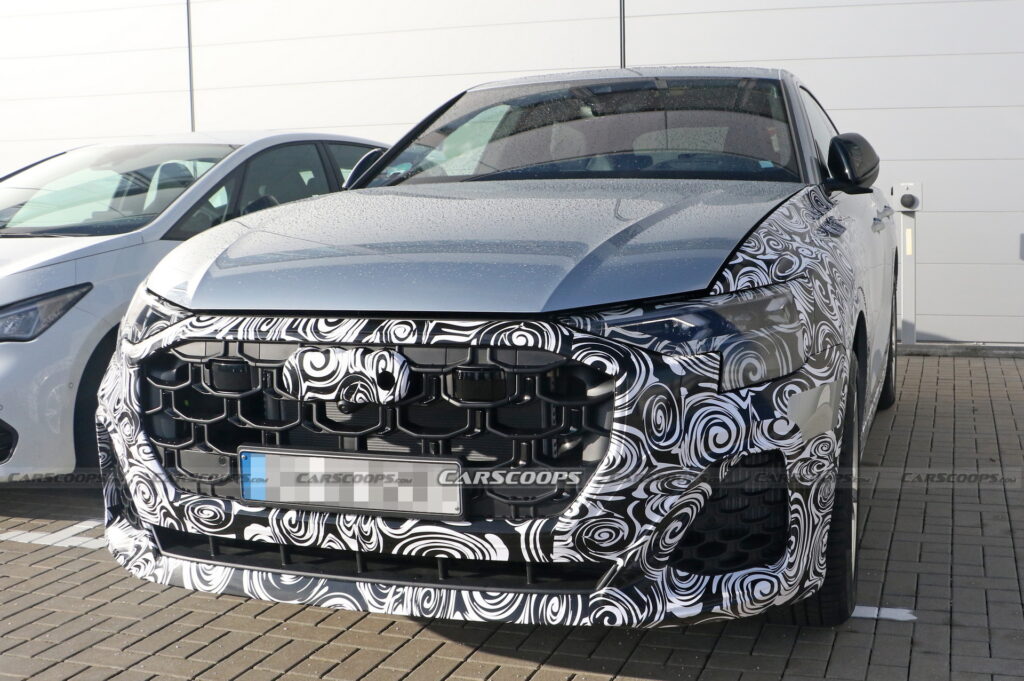 Audi Q8 2025 lộ diện - thay đổi nhẹ ngoại thất, lưới tản nhiệt hầm hố - ảnh 3