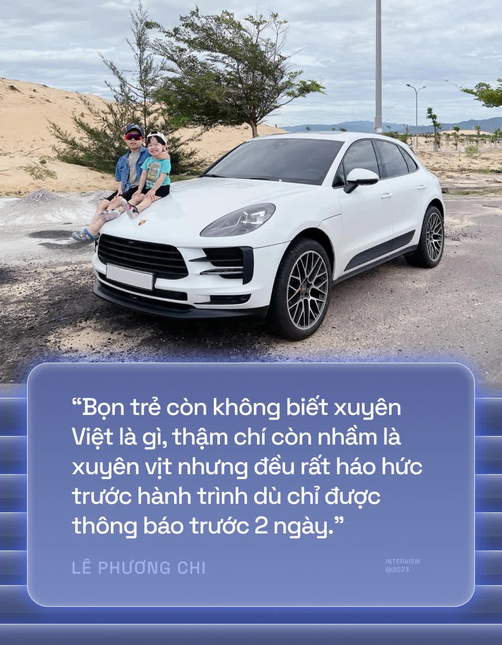 Gia đình 9X Hà Thành lái Macan xuyên Việt: ‘Mua Porsche mà chỉ loanh quanh Hà Nội thì rất chán’ - ảnh 2