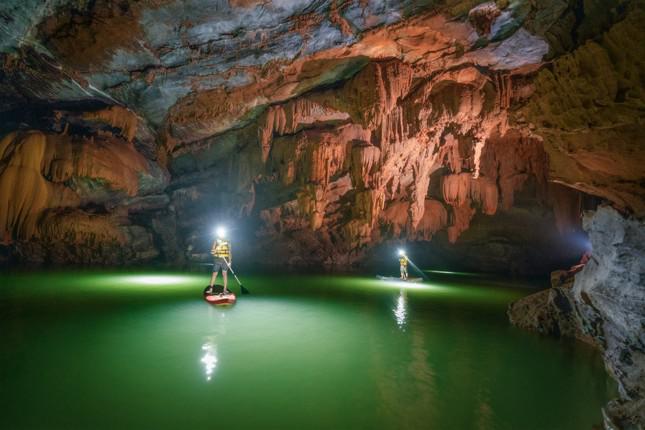 Hung Thoòng (Quảng Bình): Hệ thống hang động mới đẹp siêu thực, không kém hang Sơn Đoòng - ảnh 4