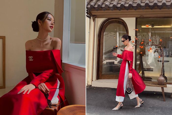 Dàn sao Việt ‘đọ sắc’ với áo dài dịp năm mới - ảnh 22