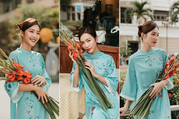 Dàn sao Việt ‘đọ sắc’ với áo dài dịp năm mới - ảnh 20