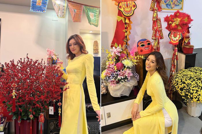 Dàn sao Việt ‘đọ sắc’ với áo dài dịp năm mới - ảnh 25