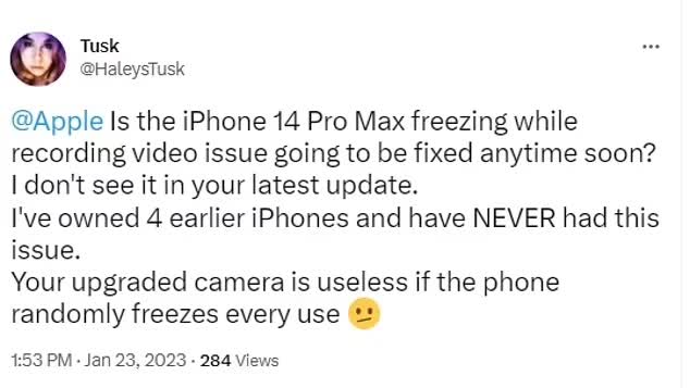 Người dùng mất kiên nhẫn với iPhone 14 Pro Max: ''Đây là chiếc iPhone nhiều lỗi nhất tôi từng sử dụng'' - ảnh 3
