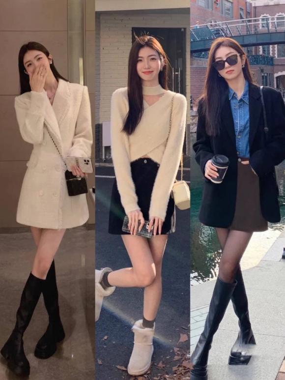 Trang phục đơn giản, tự nhiên vẫn được các quý cô Hàn Quốc diện trông thời thượng và trông cao ráo hơn - ảnh 4