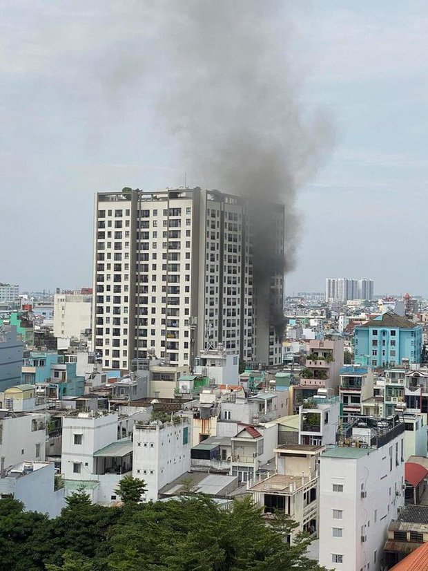 TP.HCM: Căn hộ chung cư cháy dữ dội, nhiều cư dân tháo chạy - ảnh 3