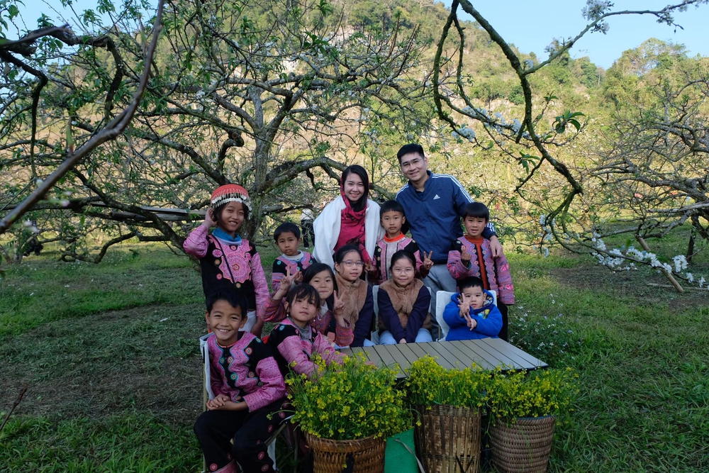 Gia đình mê du lịch mãn nhãn với sắc hoa tớ dày nhuộm hồng núi rừng Mộc Châu - ảnh 8