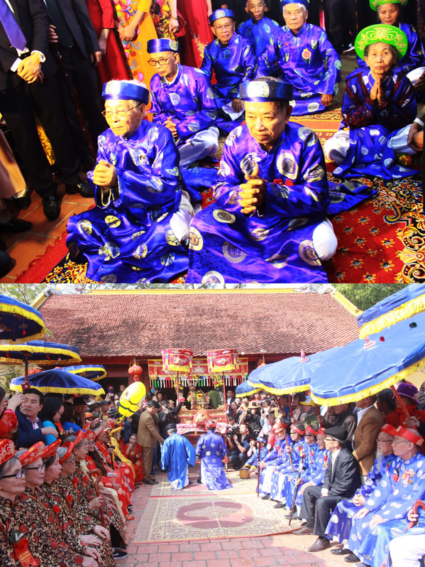 Độc đáo lễ hội rước hàng trăm cụ thượng thọ ở Quảng Ninh - ảnh 7