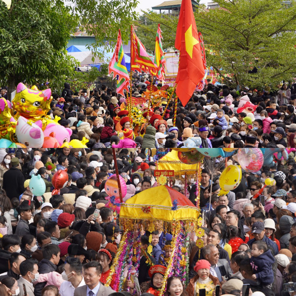 Độc đáo lễ hội rước hàng trăm cụ thượng thọ ở Quảng Ninh - ảnh 3