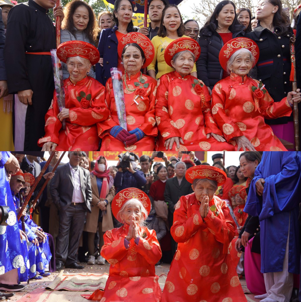 Độc đáo lễ hội rước hàng trăm cụ thượng thọ ở Quảng Ninh - ảnh 10
