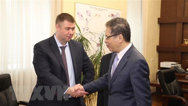 Đại sứ Việt Nam tại Nga thăm và chúc tết liên doanh dầu khí Rusvietpet - ảnh 1