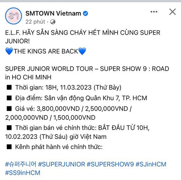 Công bố giá vé concert của Super Junior tại Việt Nam: Rẻ hơn cả show Mỹ Tâm - Hà Anh Tuấn, fan lo lắng vì một lý do! - ảnh 3
