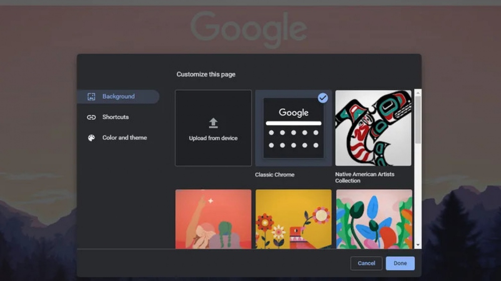 Cách đổi hình nền Google trong Chrome cực dễ - ảnh 2