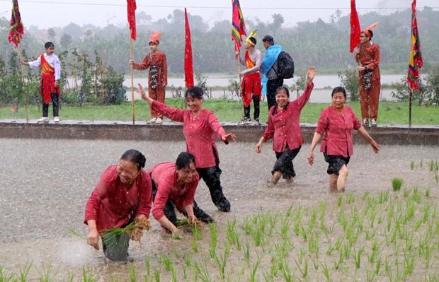 Độc đáo Lễ hội Vua Hùng dạy dân cấy lúa ở Phú Thọ - ảnh 1