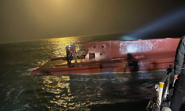 Vụ lật tàu đánh cá tại Hàn Quốc: Có 2 công dân Việt Nam mất tích - ảnh 1