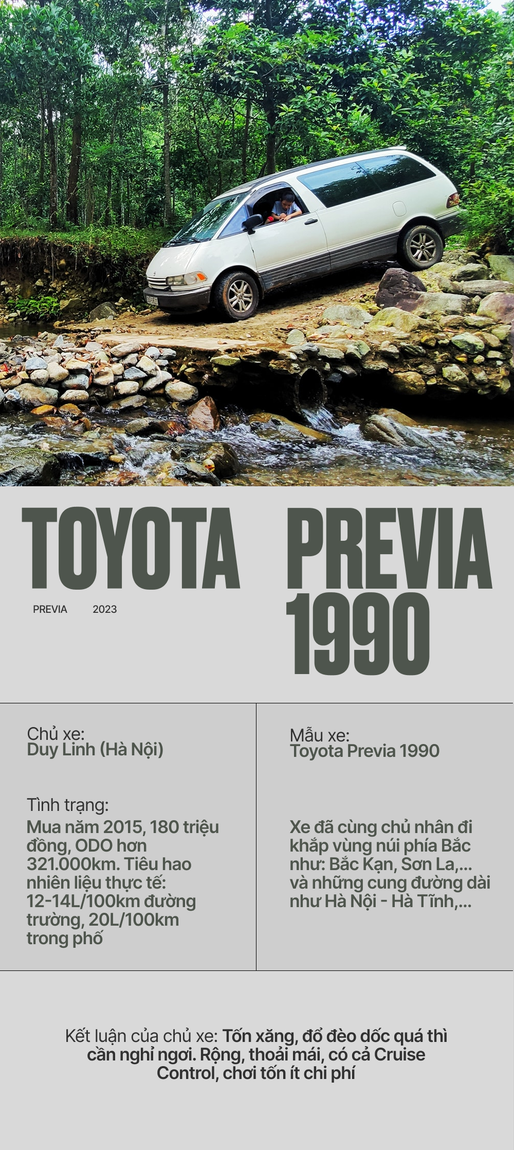 Tôi bỏ 180 triệu mua Toyota Previa 1990 chạy gần 10 năm nay: ''Ngốn xăng nhưng đáng từng đồng'' - ảnh 1