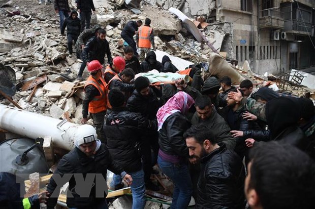 Điện thăm hỏi về vụ động đất lớn tại Thổ Nhĩ Kỳ và Syria - ảnh 1
