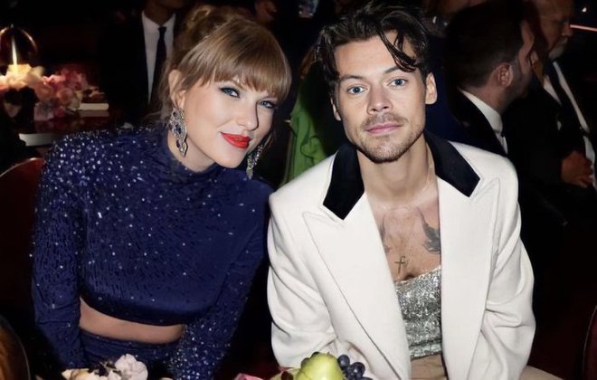 Taylor Swift nhiệt tình chúc mừng khi tình cũ Harry Styles nhận giải Grammy - ảnh 4
