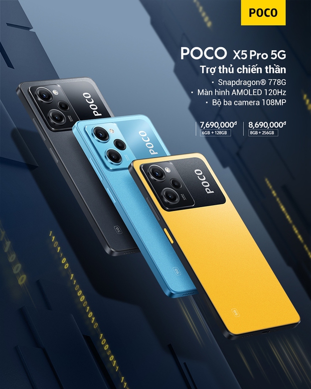 POCO X5 và X5 Pro ra mắt: Snapdragon 778G, camera 108MP, pin 5000mAh, giá từ 6.49 triệu đồng - ảnh 2