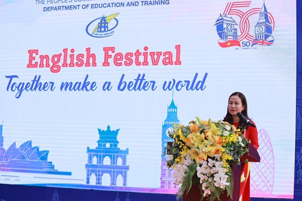 Hà Nội: Học sinh quận Hoàn Kiếm tự tin thể hiện năng lực ngoại ngữ - ảnh 2