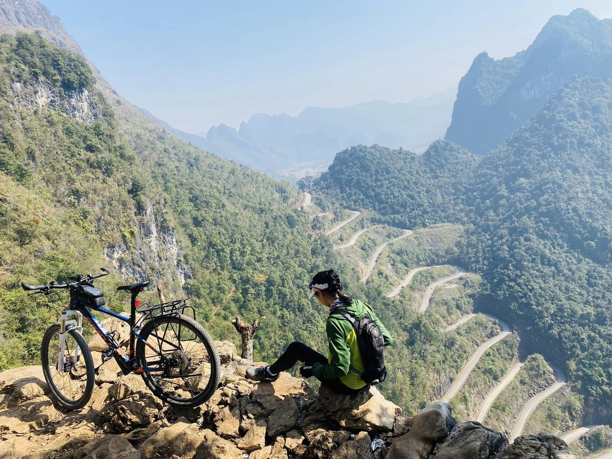 Cô gái đạp xe 420 km khám phá Hà Giang, Cao Bằng - ảnh 4