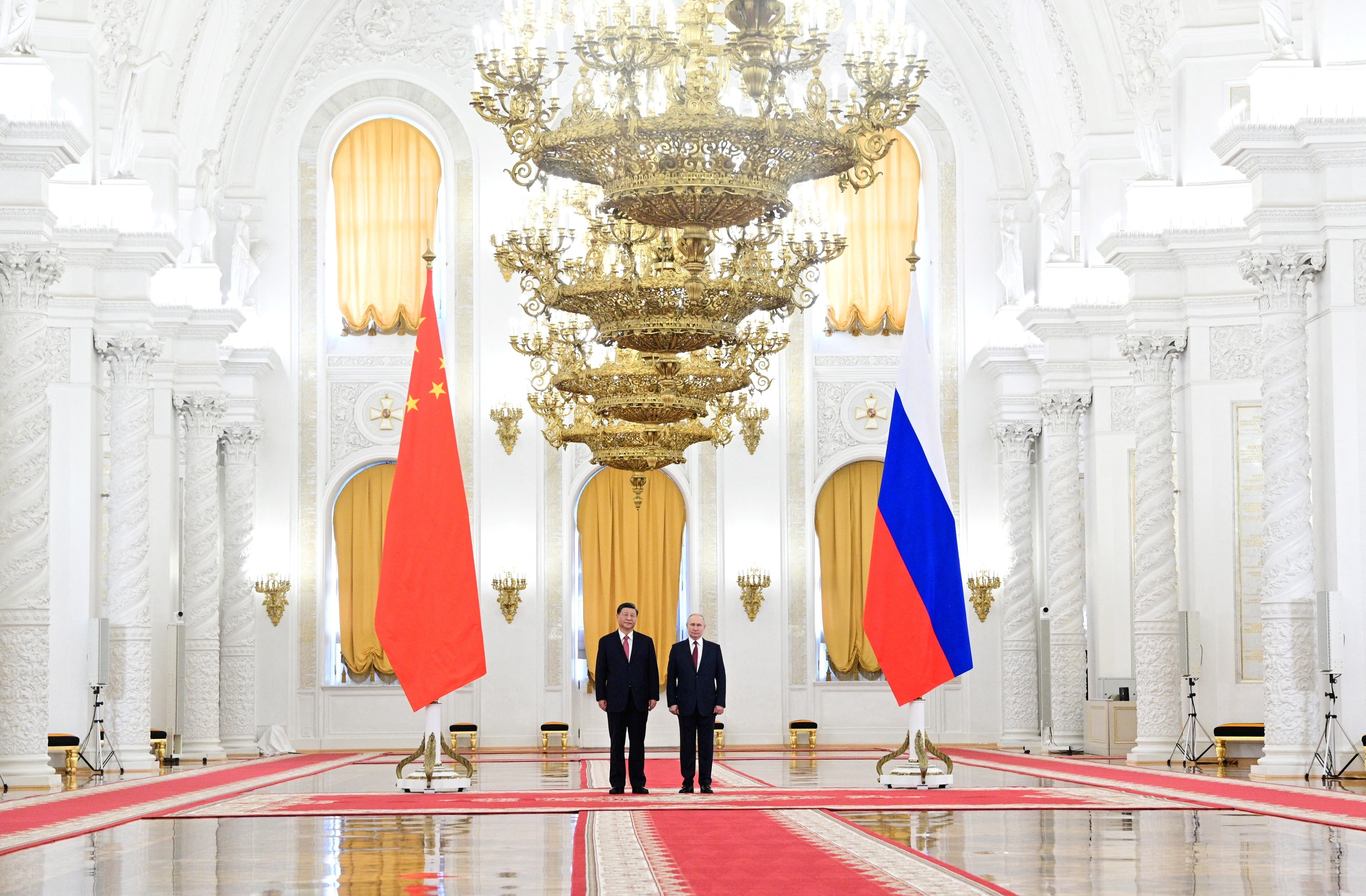 Lễ đón ông Tập Cận Bình tại Điện Kremlin - ảnh 7
