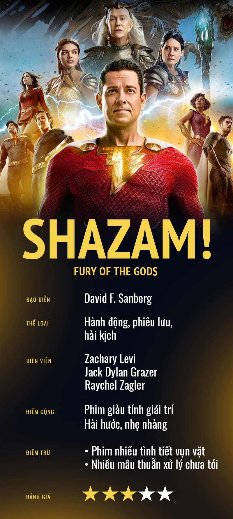 Shazam! Fury of the Gods: Miếng võ 