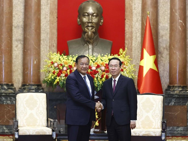Campuchia luôn coi trọng quan hệ hữu nghị và hợp tác với Việt Nam - ảnh 7