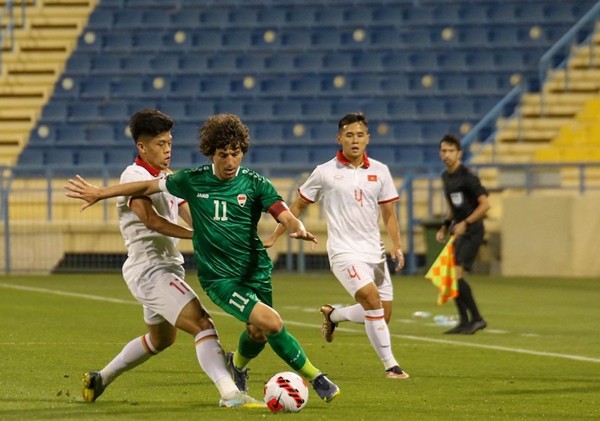 Thi đấu thiếu người, U23 Việt Nam thất bại trước U23 Iraq - ảnh 2
