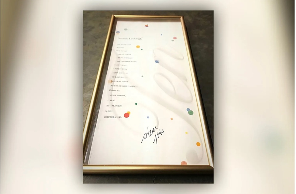 Tờ giấy với chữ ký Steve Jobs có giá 95.000 USD - ảnh 1