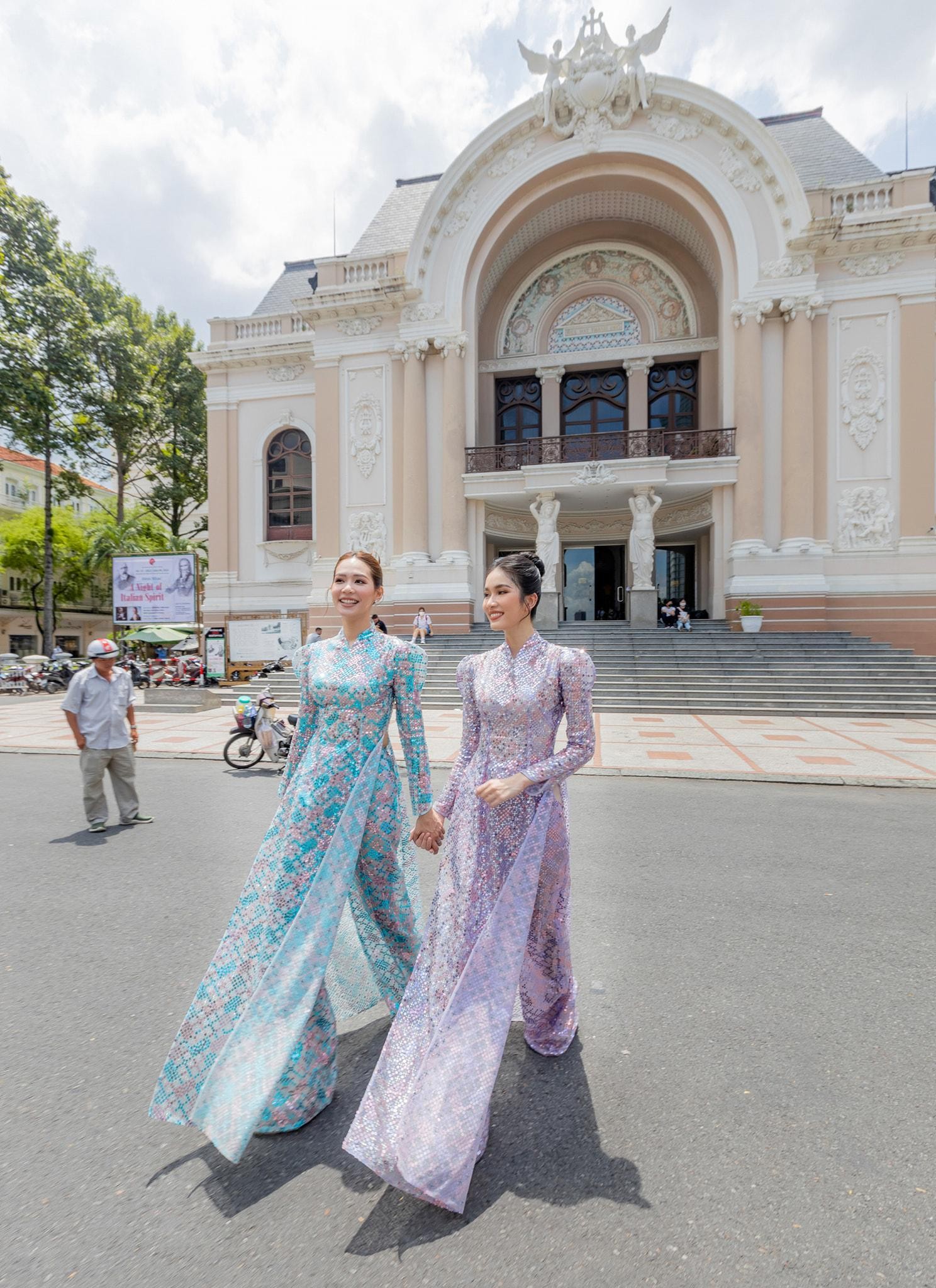 Dân mạng phàn nàn vì người đẹp Thái Lan diện áo dài xuyên thấu khi đến Việt Nam - ảnh 10