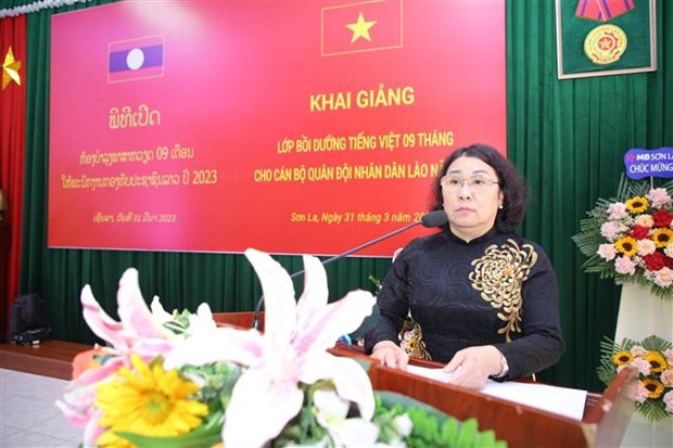 Bồi dưỡng tiếng Việt cho cán bộ, quân nhân lực lượng vũ trang Lào - ảnh 2