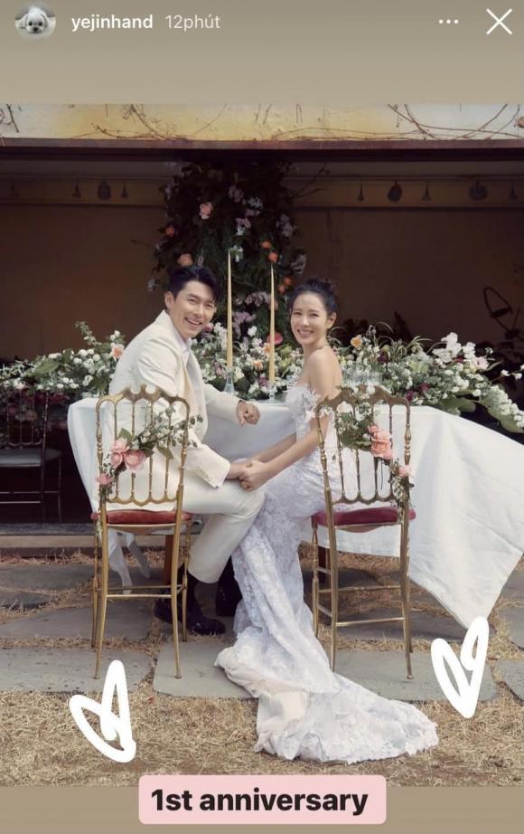Son Ye Jin đăng ảnh đẹp như mơ bên Hyun Bin vào dịp kỷ niệm 1 năm ngày cưới - ảnh 1