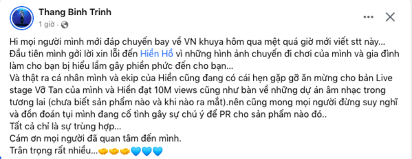 Trịnh Thăng Bình và Hiền Hồ chụp ảnh chung, dính nghi vấn hẹn hò - ảnh 8