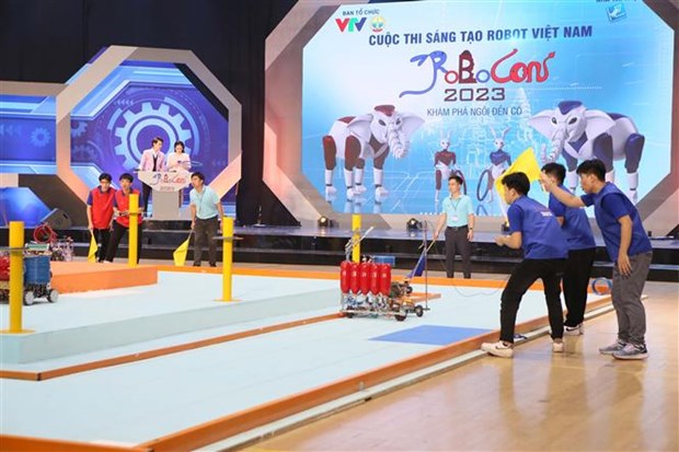 Robocon Việt Nam 2023: Đại học Công nghiệp Hà Nội là nhà vô địch - ảnh 3