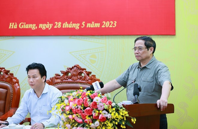 Thủ tướng dự Lễ khởi công đường bộ cao tốc Tuyên Quang-Hà Giang - ảnh 13